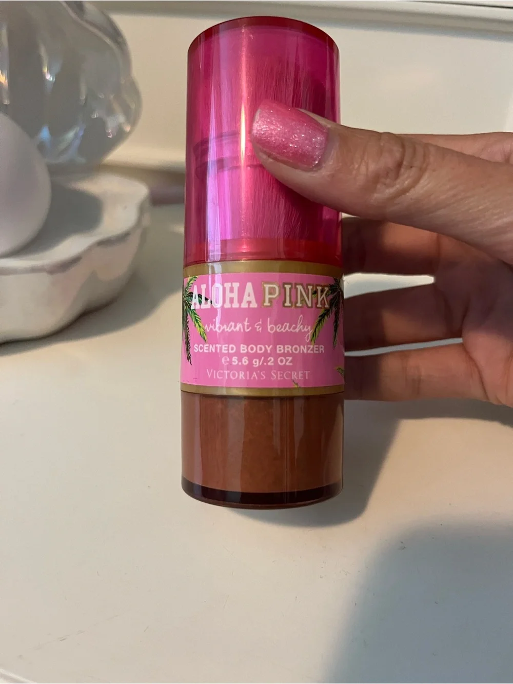 Vintage y2k VS Pink Aloha body bronzer